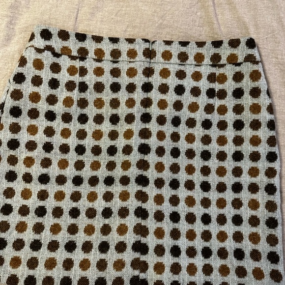 Wool with satin lining mod skirt - Picture 5 of 6